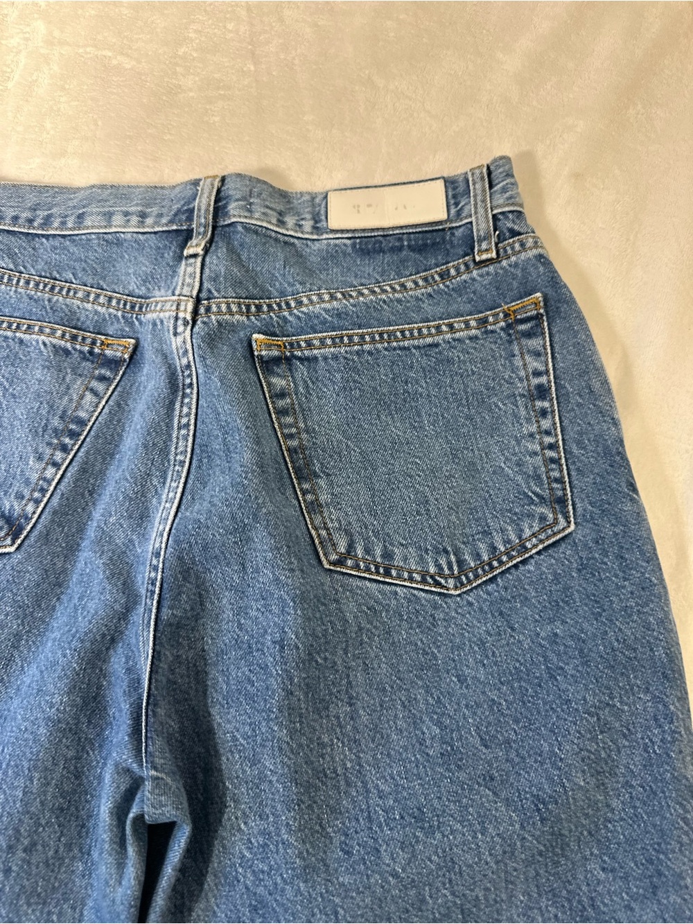 Re/Done women's Medium wash Blue jeans size 30 Bootcut